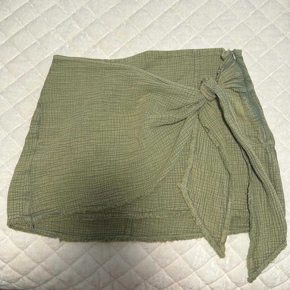 Free people wrap skirt